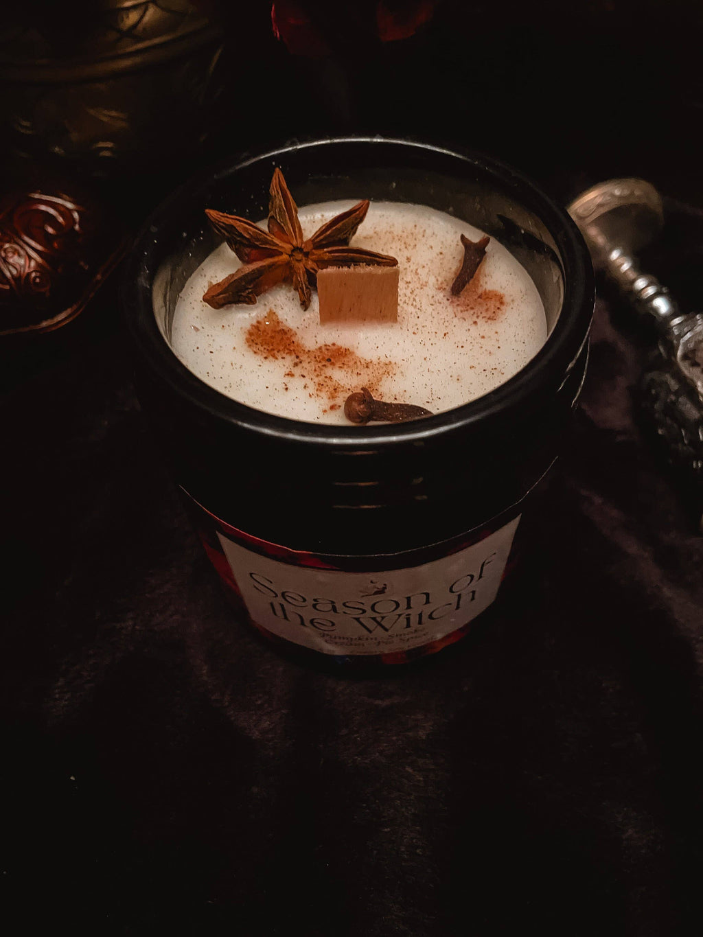 Season Of The Witch Candle, Ritual Candle, Apothecary Jar: Candle