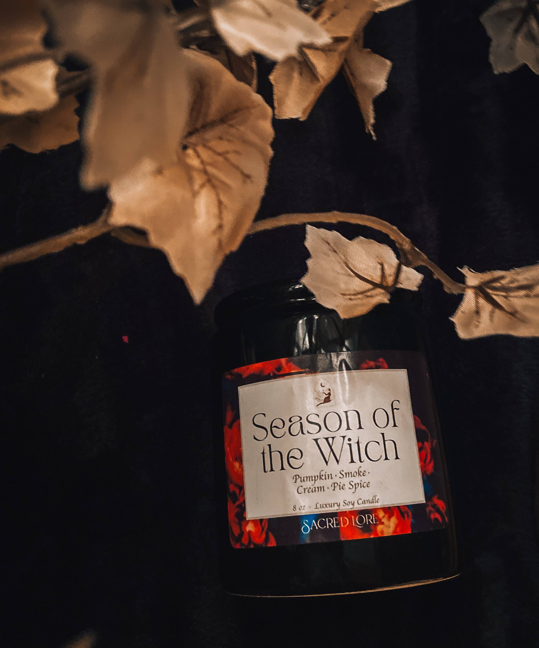 Season Of The Witch Candle, Ritual Candle, Apothecary Jar: Candle