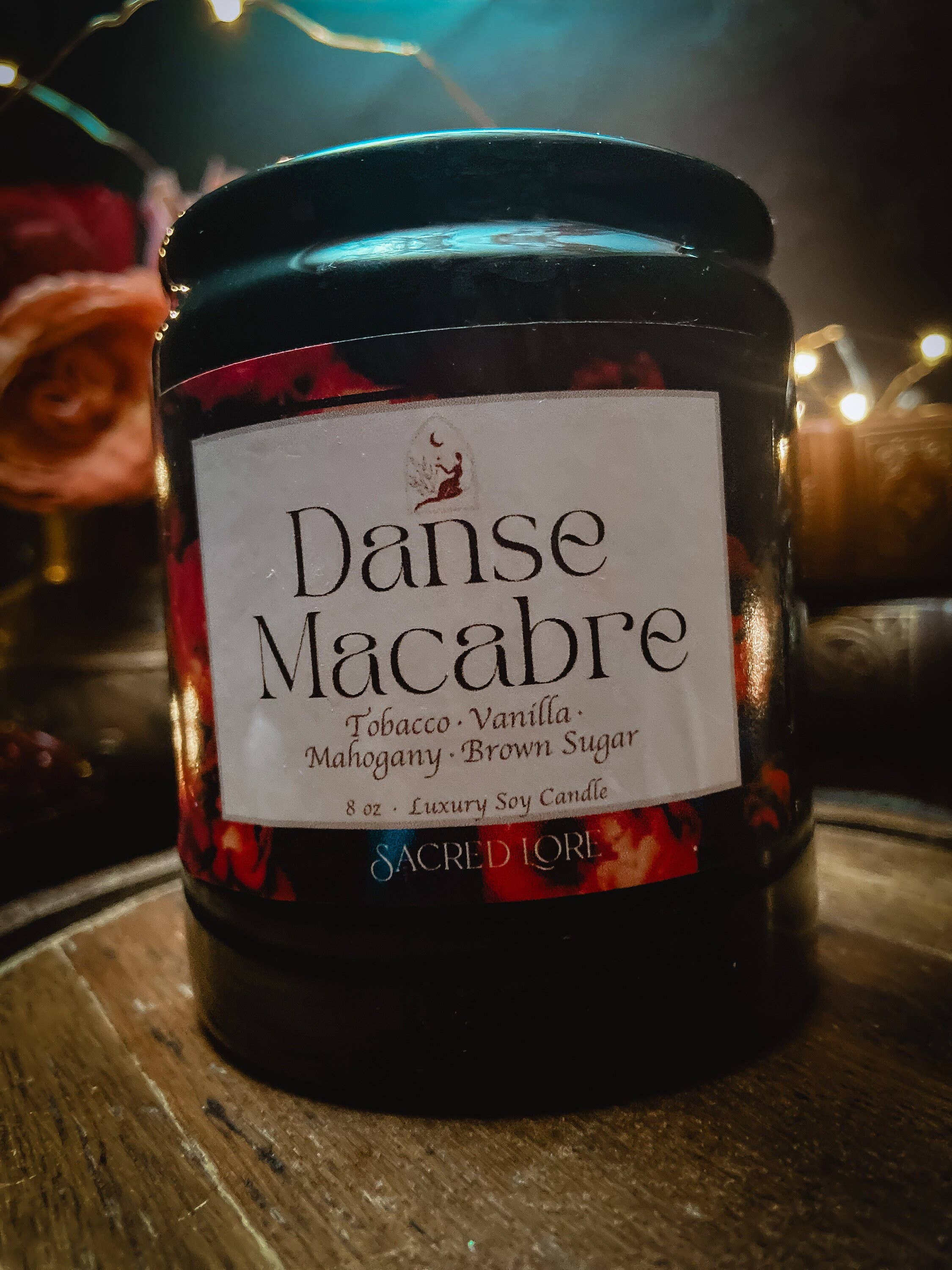 Witch Candle, Ritual Candle, Apothecary Jar, Danse Macabre: Candle