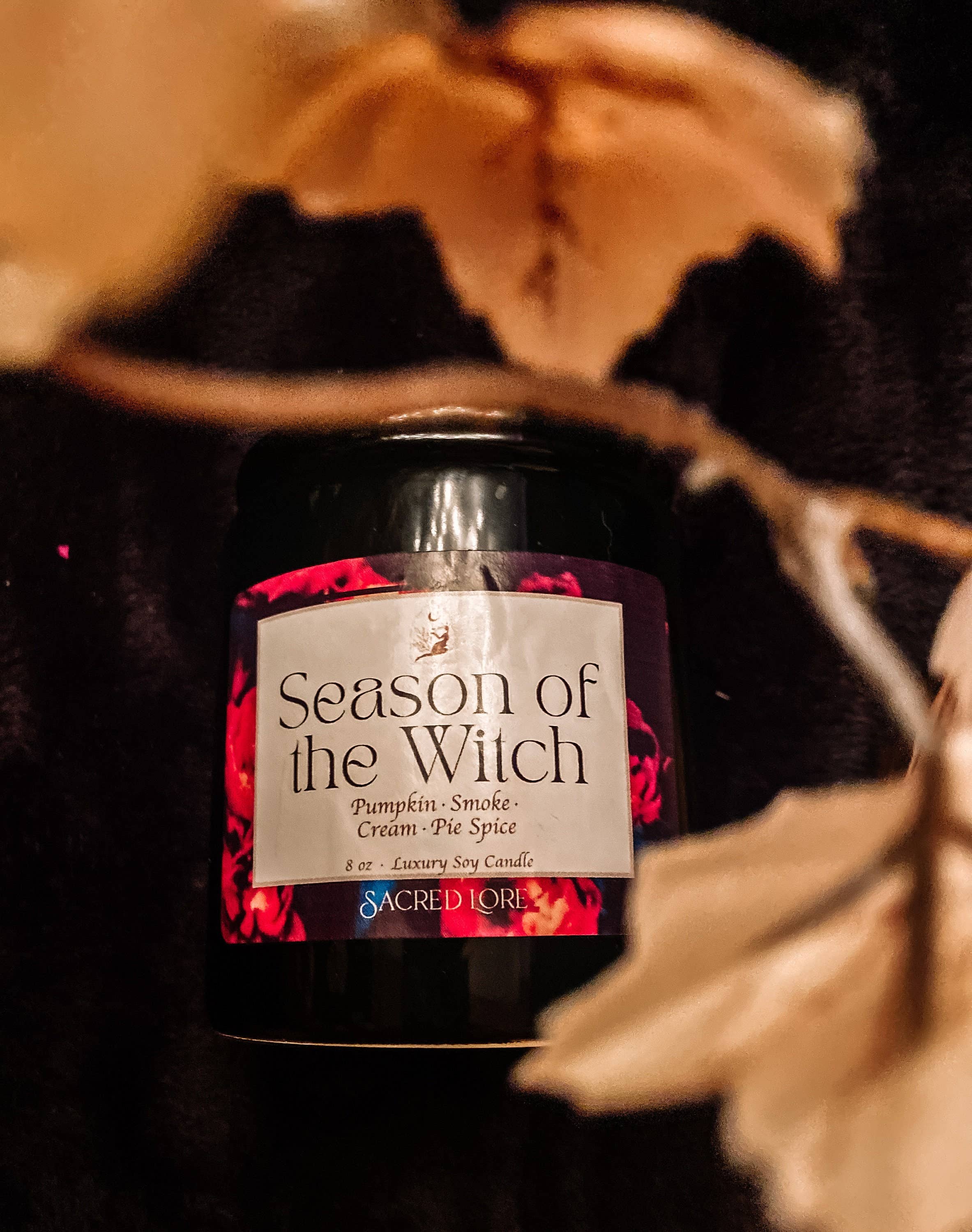 Season Of The Witch Candle, Ritual Candle, Apothecary Jar: Candle
