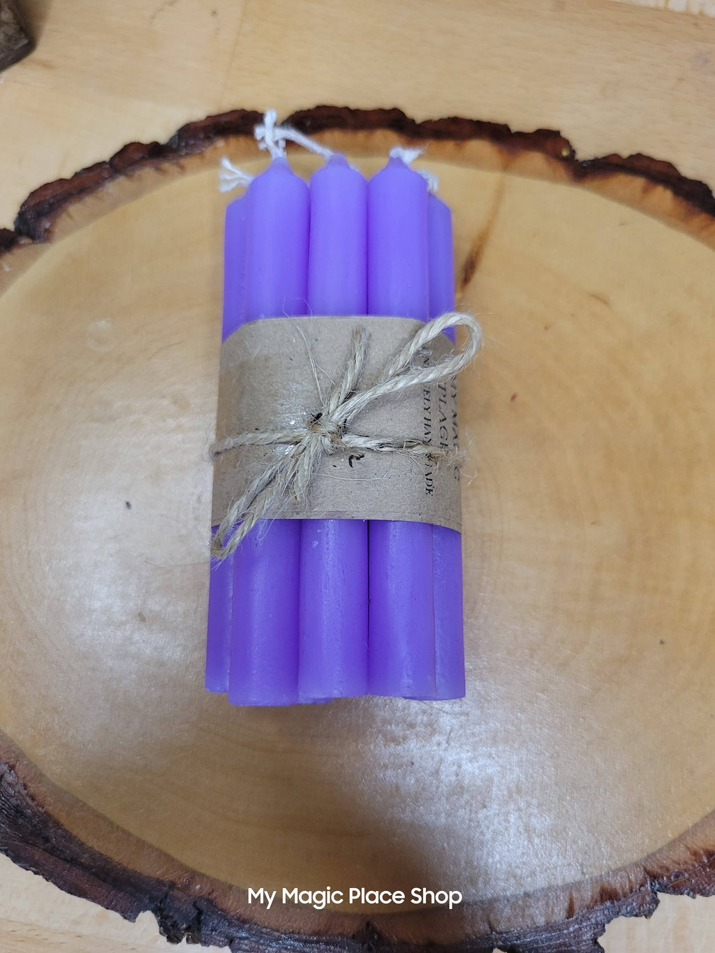 Pack of 10 colored spell candles, Chime Candle 4 Inches: Green