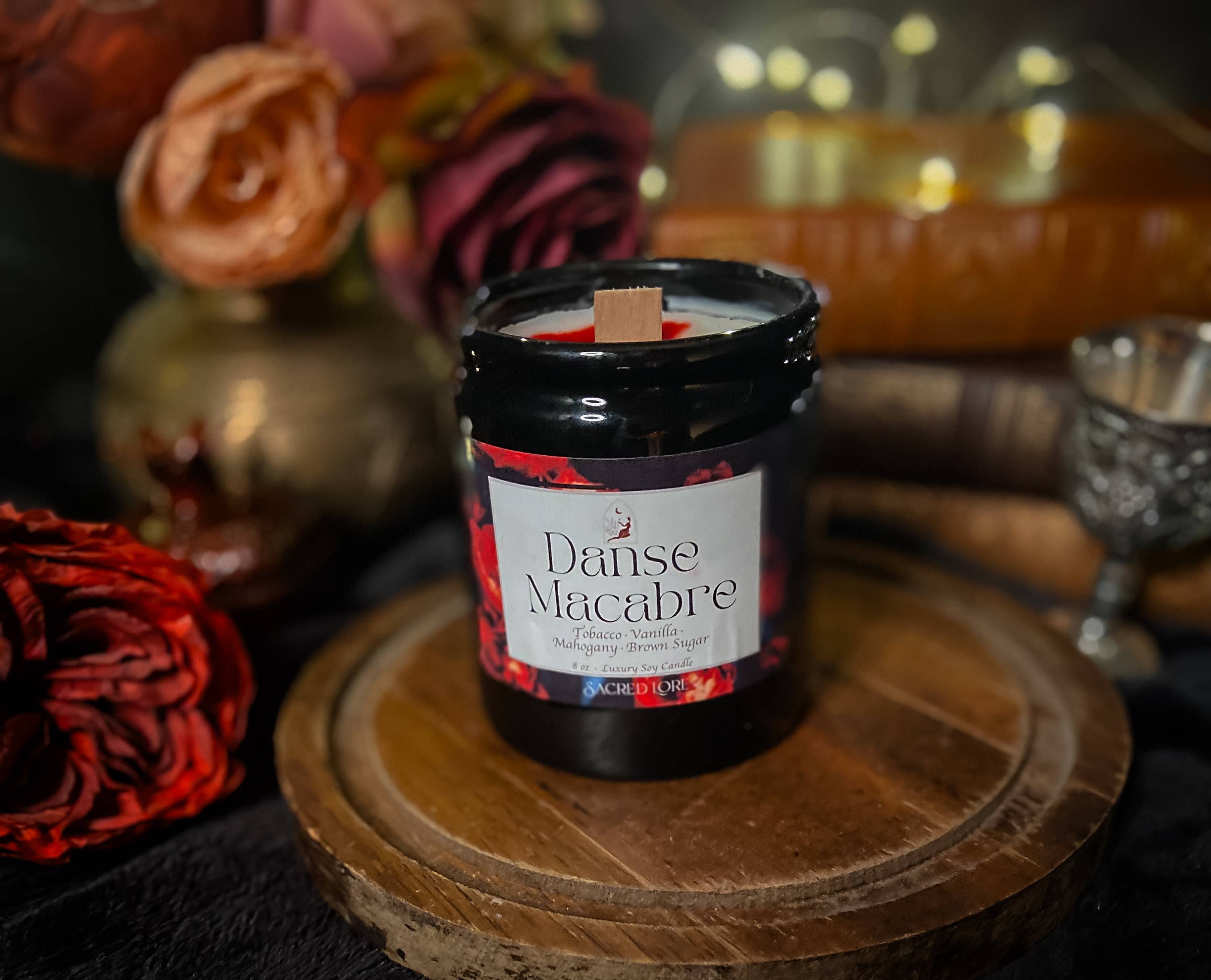Witch Candle, Ritual Candle, Apothecary Jar, Danse Macabre: Candle