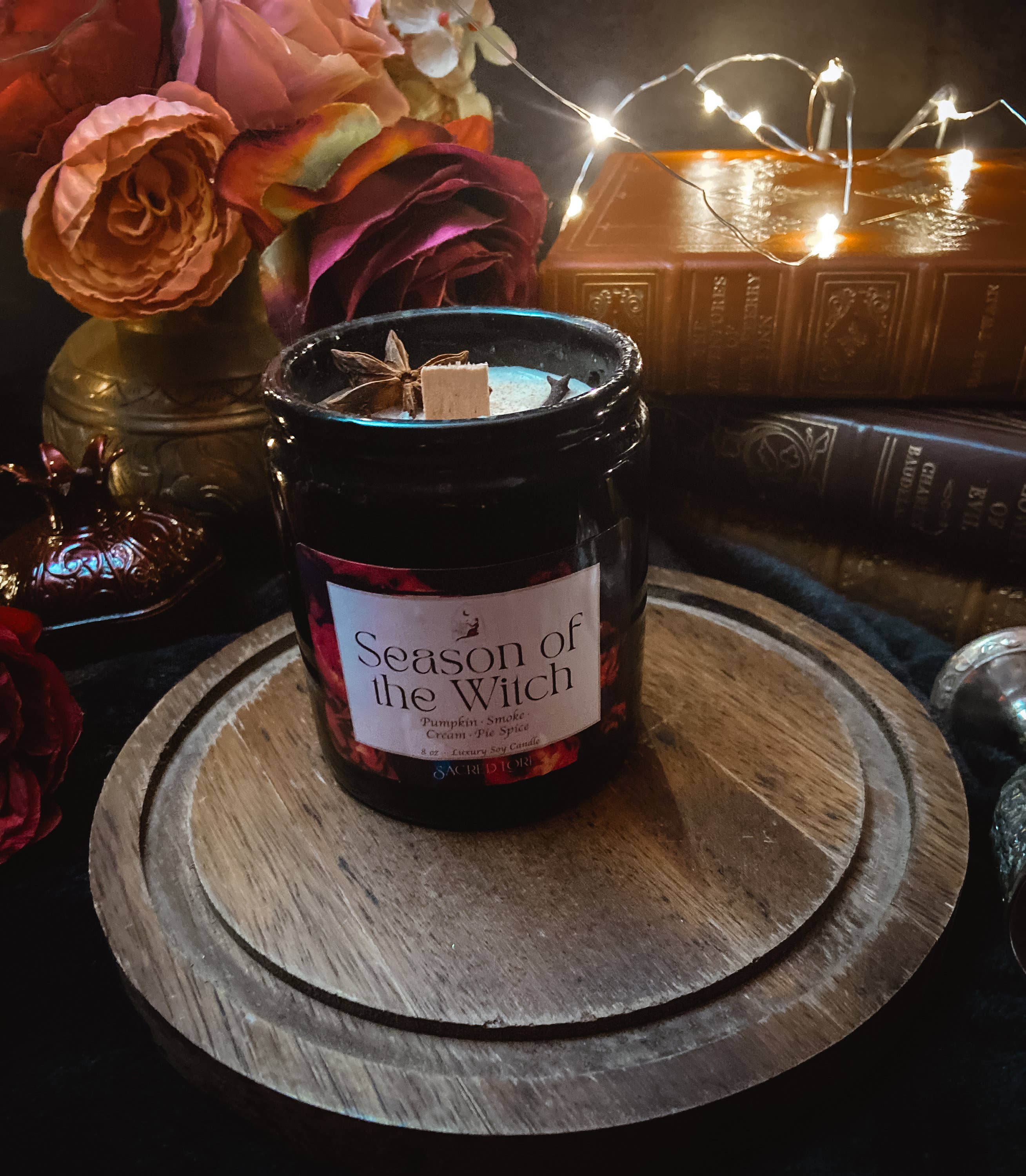 Season Of The Witch Candle, Ritual Candle, Apothecary Jar: Candle