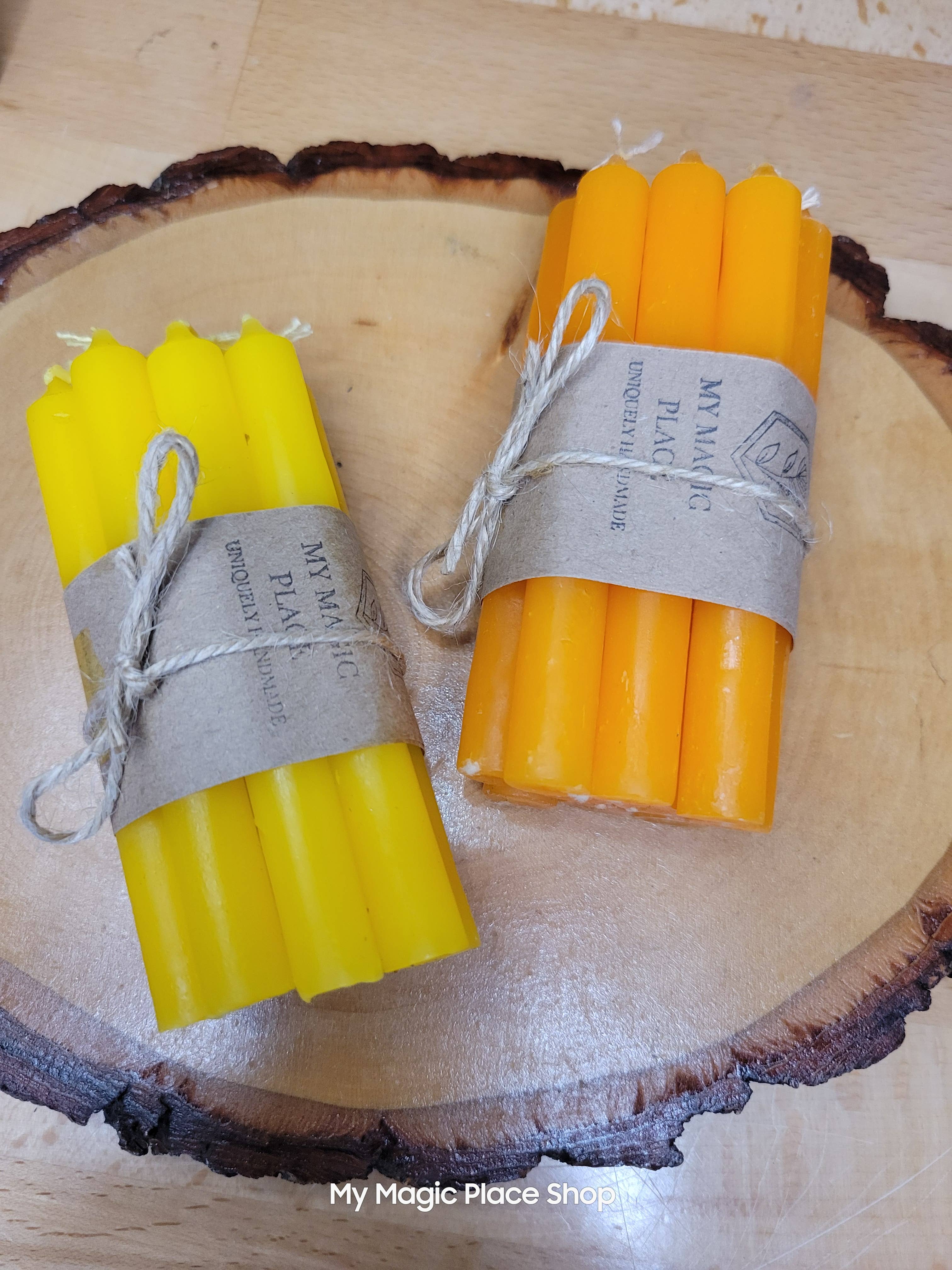 Pack of 10 colored spell candles, Chime Candle 4 Inches: Purple