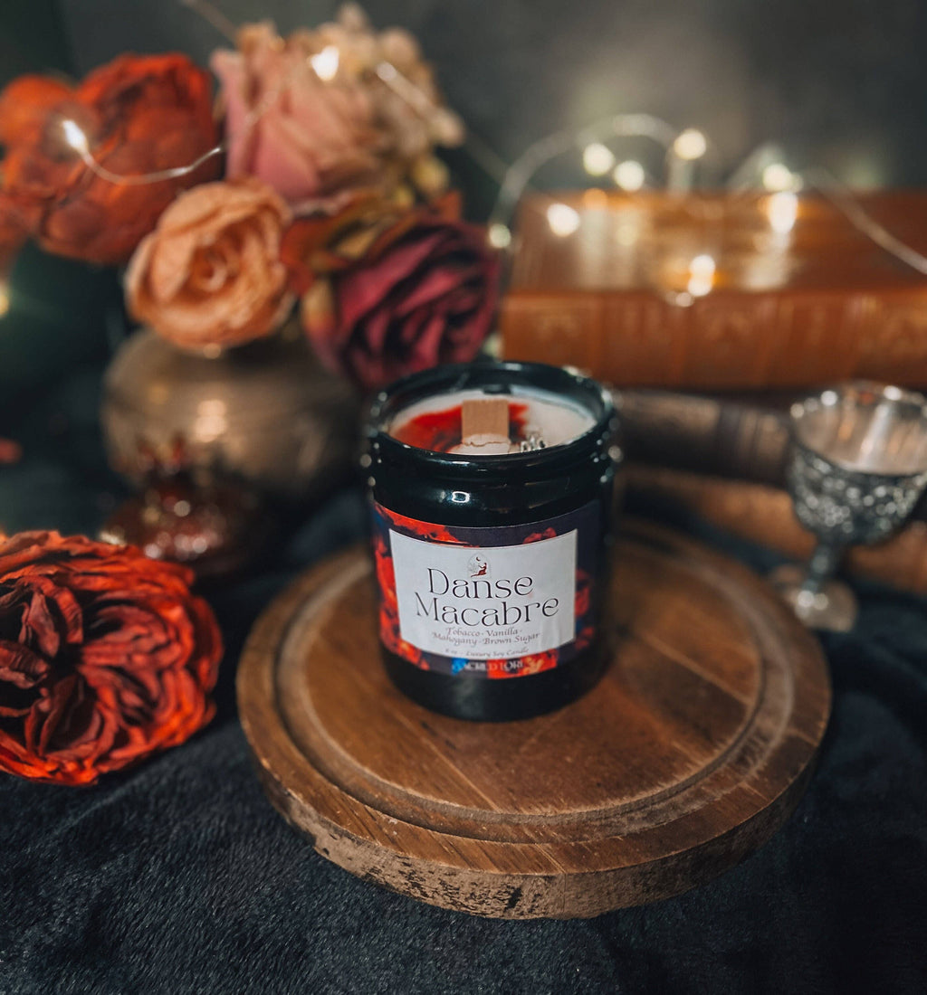 Witch Candle, Ritual Candle, Apothecary Jar, Danse Macabre: Candle