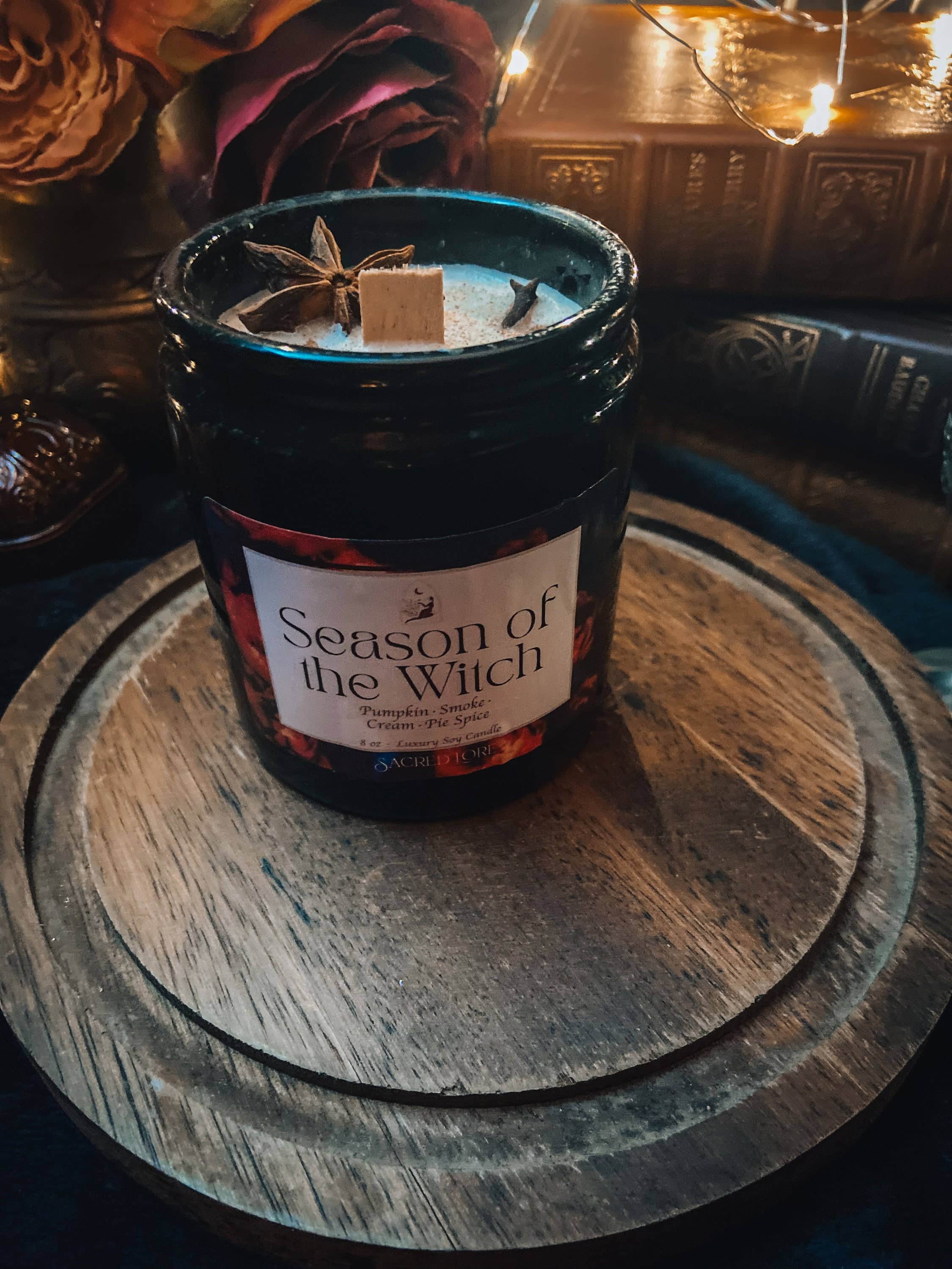 Season Of The Witch Candle, Ritual Candle, Apothecary Jar: Candle